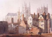 David Cox Old Westminster (mk47) oil painting on canvas